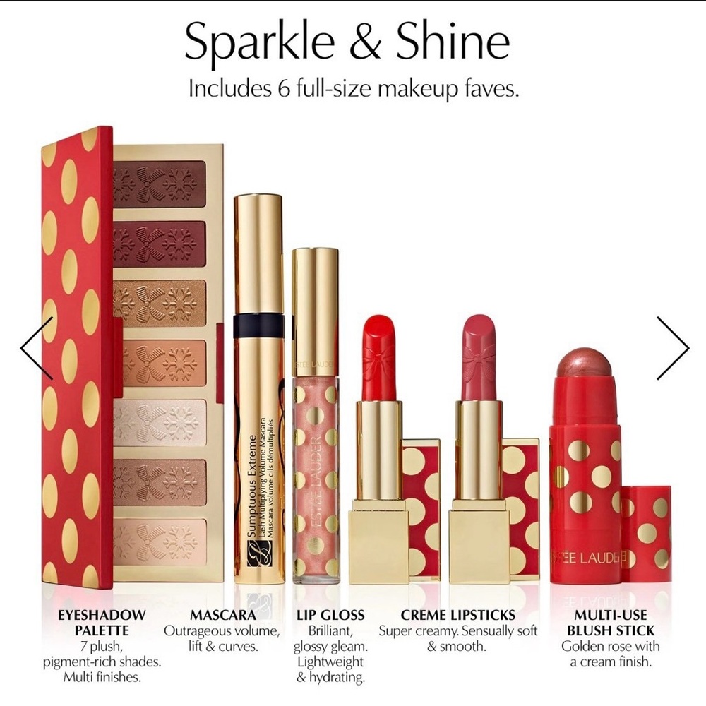 Estée Lauder Holiday Full-Size Favorites Beauty Gift Set - warm tone